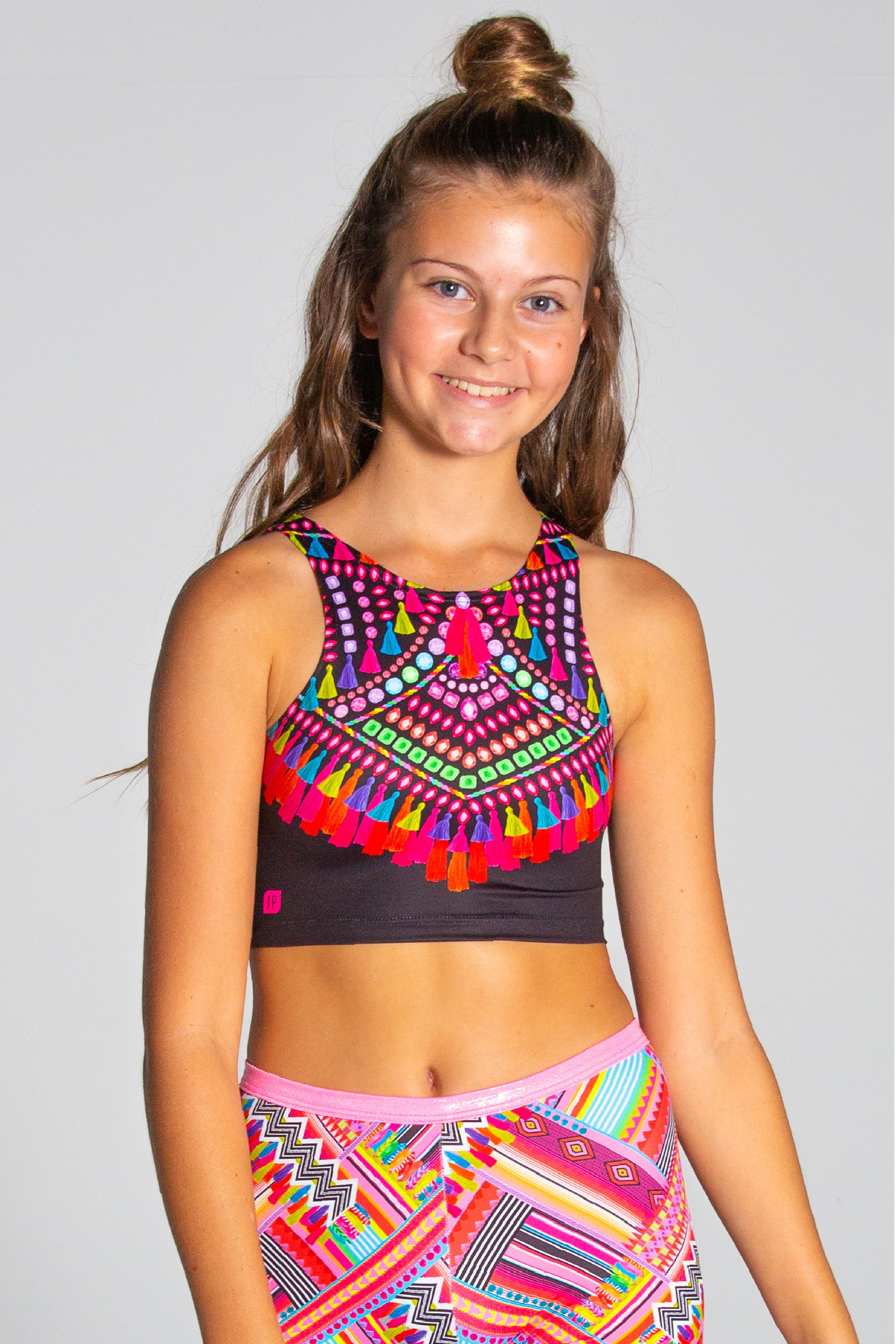 Carnivale Cropped Singlet