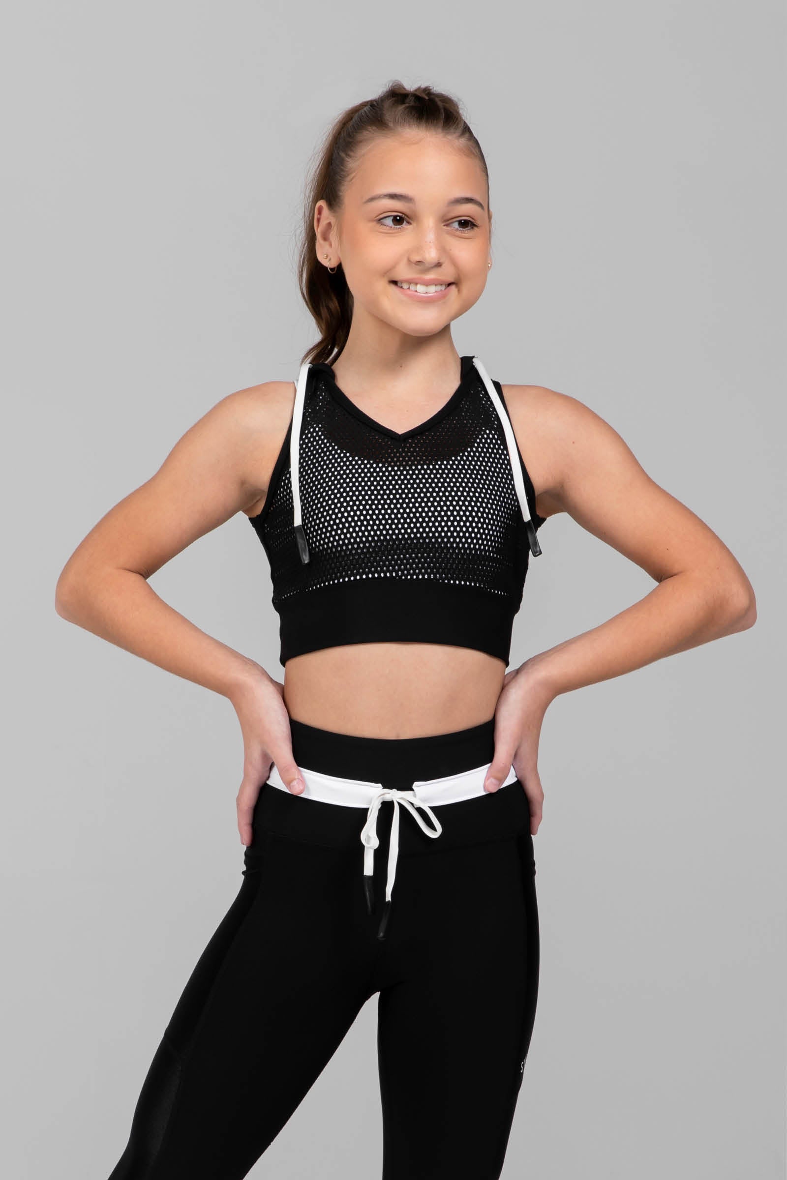 Double Up Cropped Singlet | Gymnastics Training Wear | Sylvia P ...