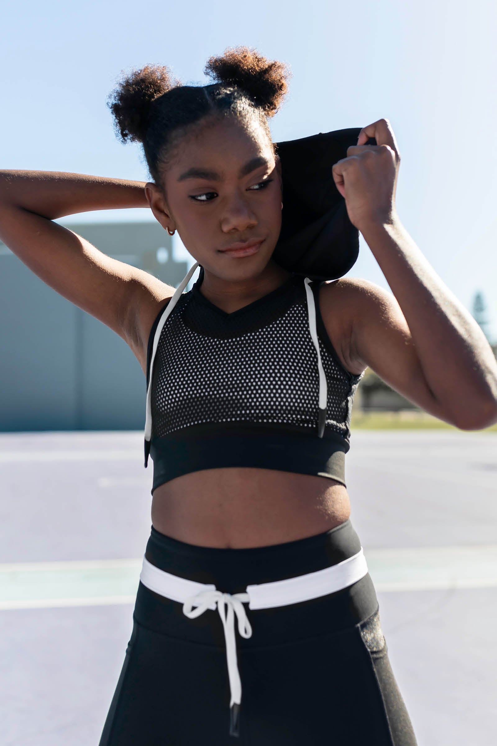 Double Up Cropped Singlet | Gymnastics Training Wear | Sylvia P ...